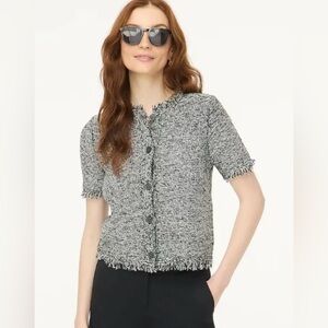 Women's J.Crew Short Sleeve Fringe Lady Jacket 
NWOT